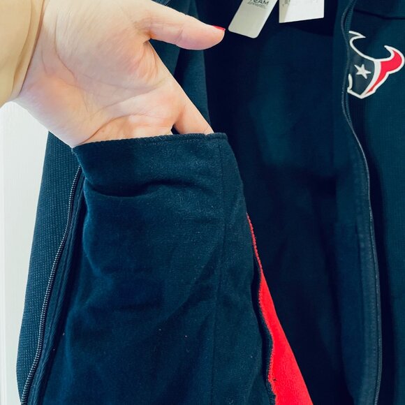 NFL Men's Houston Texans Knit Jacket Size Large NWT - Picture 7 of 14